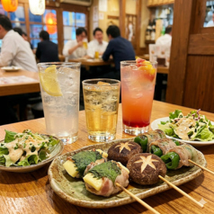 北海道肉巻き野菜串ベジまる 新橋 内幸町のコース写真