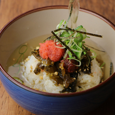 あご出汁茶漬け（明太子・高菜・梅）