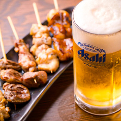 【お肉とビールで乾杯◎】