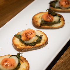 帆立と梅しその明太子焼き