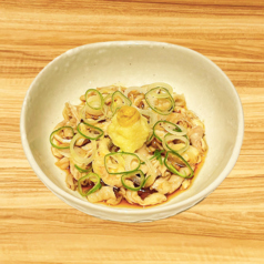 混ぜ混ぜ鶏皮ポン酢