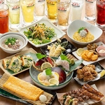 【食べ飲み放題4500円】刺身も寿司も焼鳥だって食べ放題！生ビールもハイボールも飲み放題！