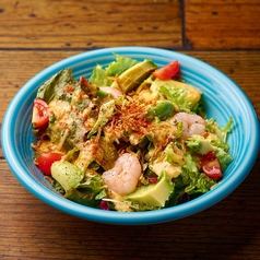 海老とアボカドのサラダ~自家製すりおろし野菜ドレッシング~