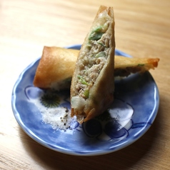鴨葱春巻き