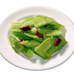 キュウリのさっぱりニンニクソース