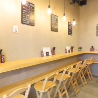 お洒落な雰囲気の店内で楽しむこだわりの逸品