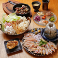 料理メニュー写真&nbsp;【至福の鶏尽くし】鳥刺し、鶏しゃぶしゃぶ鍋とトリュフ雑炊など♪おまかせコース 4400円(税込)