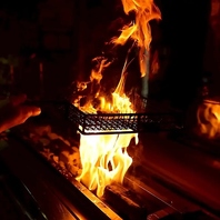 宮崎鶏や霧島豚の炭火焼など♪香ばしく焼き上げご提供