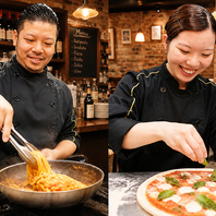 パスタ通を唸らせる、25年熟練シェフの本格パスタ