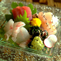 料理メニュー写真&nbsp;県産魚の刺身三点盛り合わせ