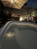 大人はBBQ！子供用プール！