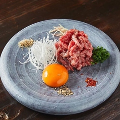 熟成和牛の塩ユッケ