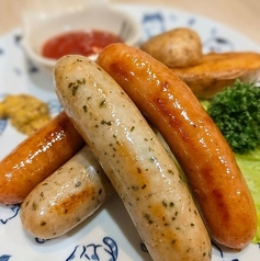 ソーセージの盛り合わせ
