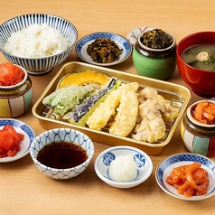 鶏天定食