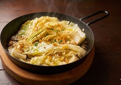 鉄板アンチョビキャベツ