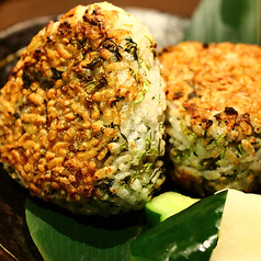 野沢菜焼きおにぎり※2個の料金です