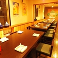 横にずら～と！！大宴会ができます！！最大50名様ですよ！！貸切状態なので、思いっきり楽しい宴会しちゃってください！！