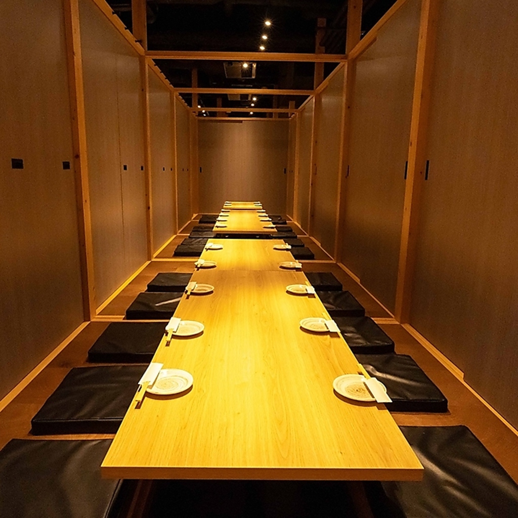 ゆったりくつろげる掘りごたつ席多数☆各種宴会はおまかせください！