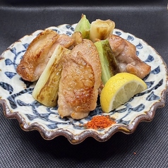 博多地鶏と葱の塩焼き