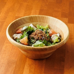 鶏ハムとグレープフルーツのビネガーサラダ