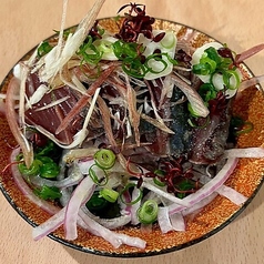 静岡県産とろかつおのタタキカルパッチョ