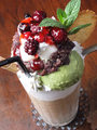 料理メニュー写真&nbsp;〈15:00～〉白玉抹茶パフェ
