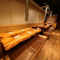 4名.6名.8名とお客様の人数に合わせて利用しやすい!