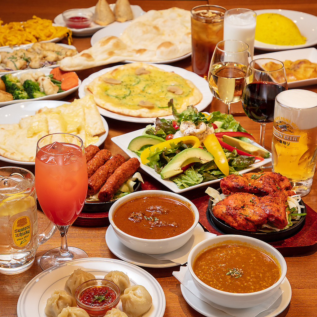 最大3h飲み放題付コースは2,990円～各種ご用意♪