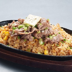 牛カルビのガリバタチャーハン
