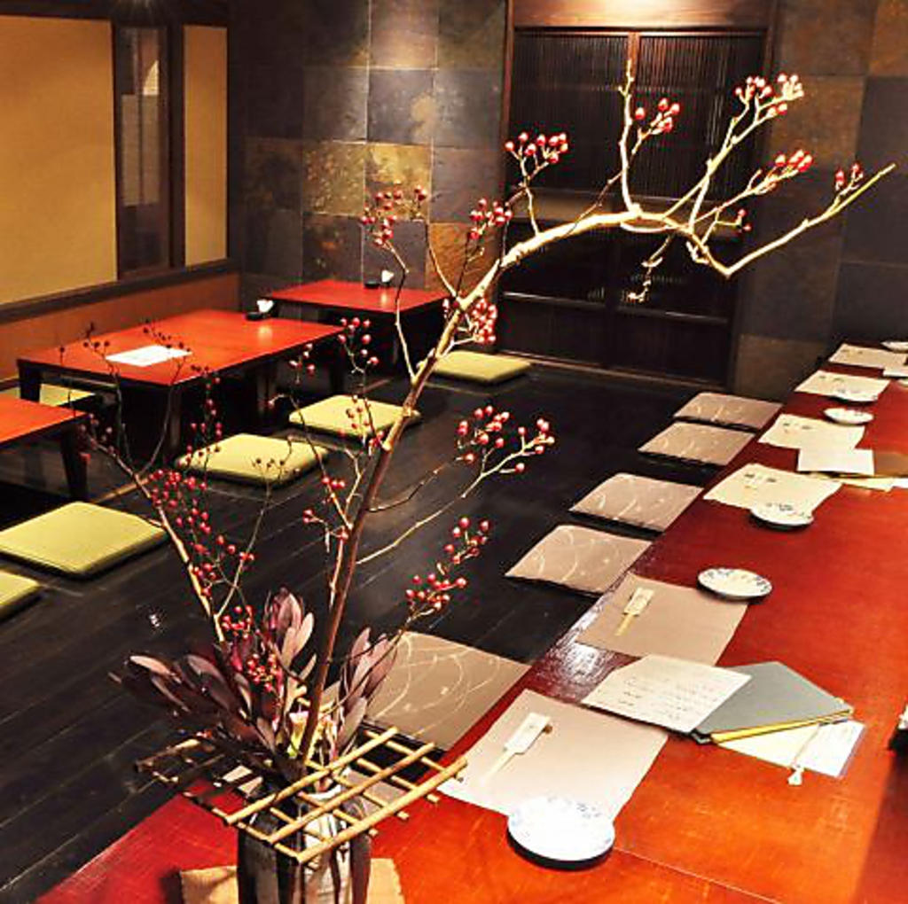 接待・会社宴会にピッタリの落ち着いた贅沢空間☆