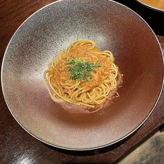 ずわい蟹のトマトクリームパスタ