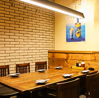 多彩な席をご用意！シーンに合わせてお選びください♪