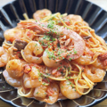 料理メニュー写真&nbsp;海老のトマトクリームパスタ
