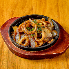 イカの甘辛味噌焼き