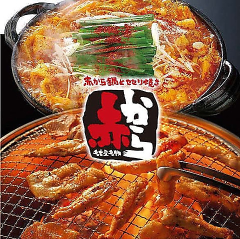 焼肉と鍋が同時に楽しめる赤からです★食事利用・宴会利用でも大人気！
