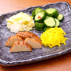 お新香の盛合せ