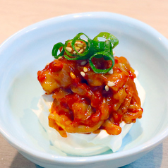 チャンジャクリームチーズ