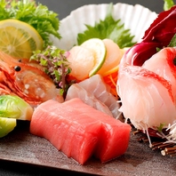 お刺身とカルパッチョが一皿で味わえる◎まれプラッター