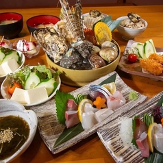 浜焼き 白浜家のコース写真