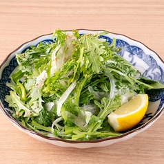 春菊の塩サラダ