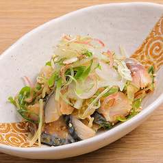 薬味たっぷり〆サバ