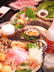 韓国料理 双六 すごろく のコース写真