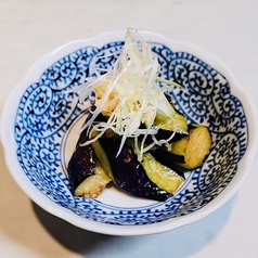 揚げ茄子しょうが添え
