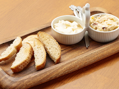 クリームチーズの盛り合わせ