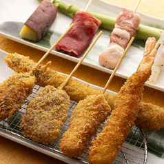 串カツ・串揚げ盛り合わせ5種