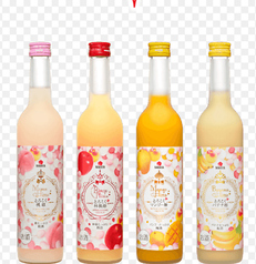 果実酒　もも姫・りんご姫・いちご姫
