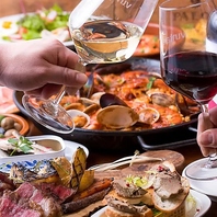 本場スペインの食材を使用した本格派スペイン料理に舌鼓