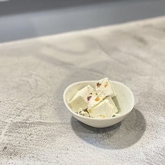 フルーツ入りチーズアイス