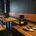 全席完全個室。プライベート空間でお食事を愉しんで頂けます。