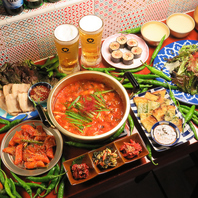 本格韓国料理の数々